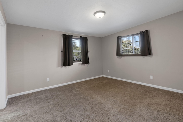 carpeted empty room with plenty of natural light