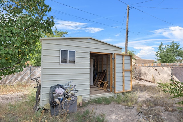 view of outbuilding