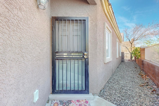 view of entrance to property