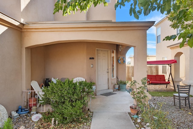 view of property entrance