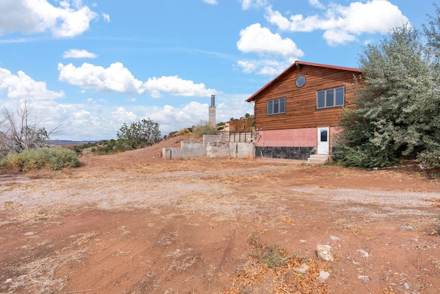 view of home's exterior