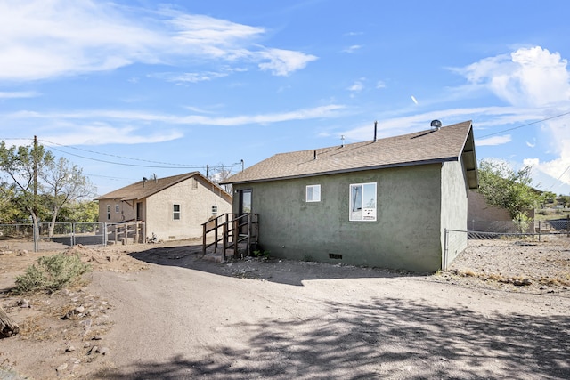 view of rear view of property