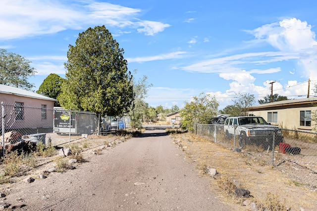 view of road