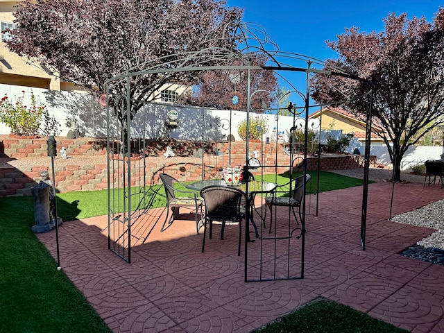 view of patio