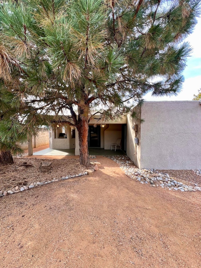 exterior space with a patio