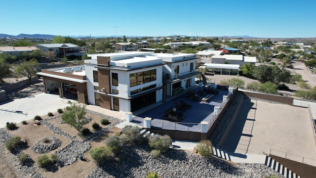 300 Catfish Rd, Elephant Butte, NM 87935 - aerial view with a mountain view and a residential view