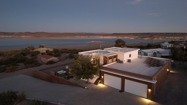 300 Catfish Rd, Elephant Butte, NM 87935 - drone / aerial view featuring a water view