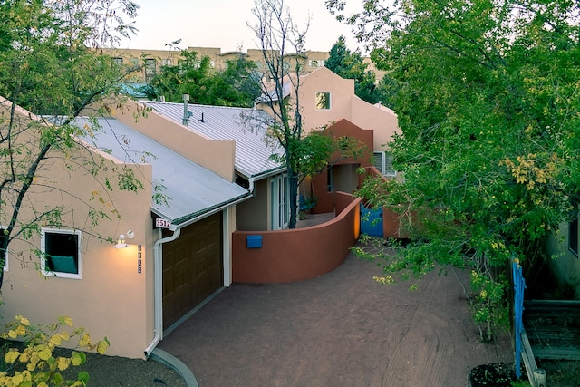 view of front of home