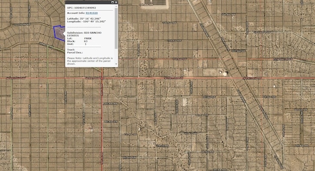 Guadalupe Rd NW Unit 1, Rio Rancho NM, 87144 land for sale