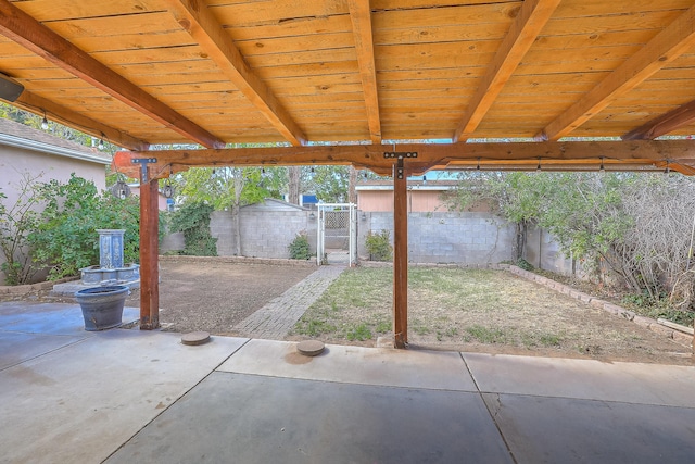 view of patio