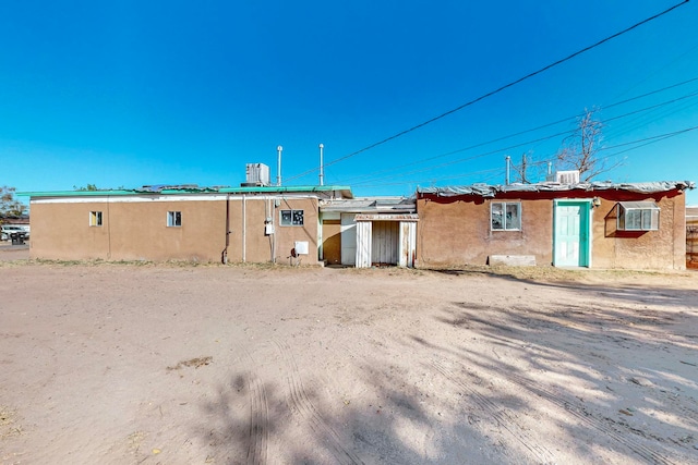 view of rear view of property