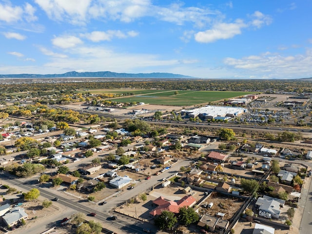 bird's eye view featuring a mountain view