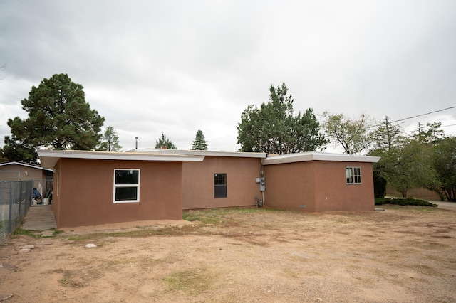 view of rear view of property