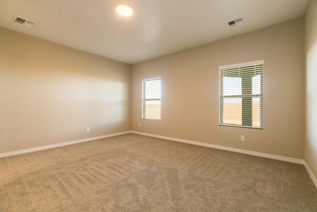 unfurnished room with carpet flooring