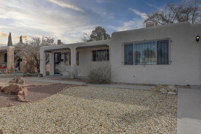 view of pueblo-style house