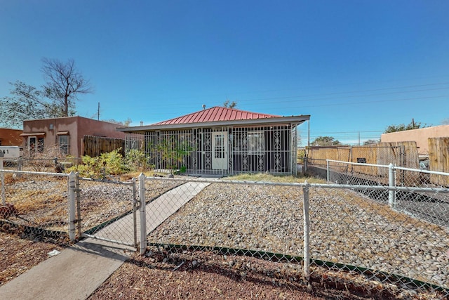 view of front of home