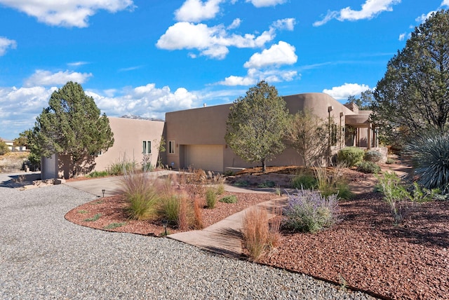 view of adobe home