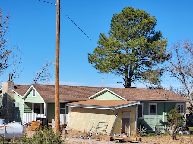 view of front of home