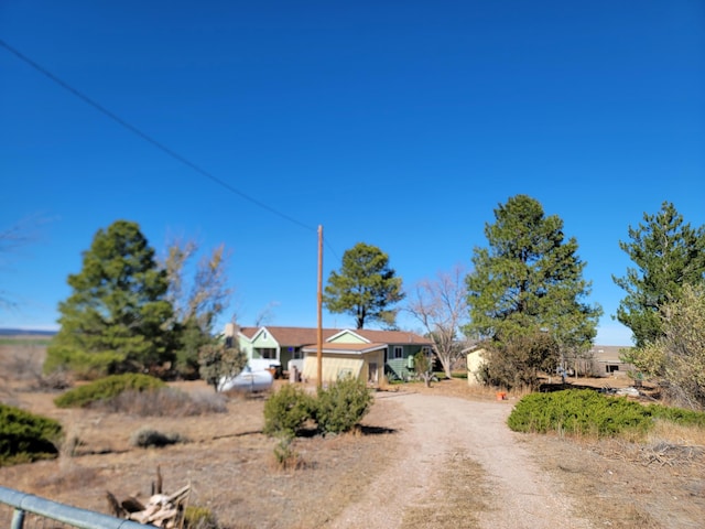 view of front of home