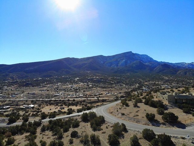 view of mountain feature