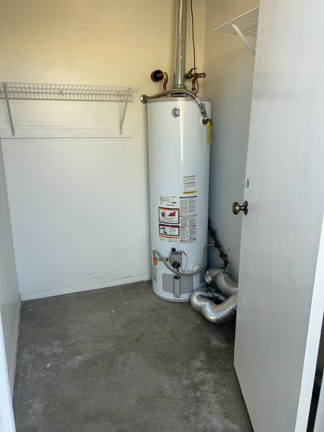 utilities featuring water heater