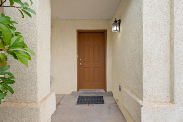 view of property entrance