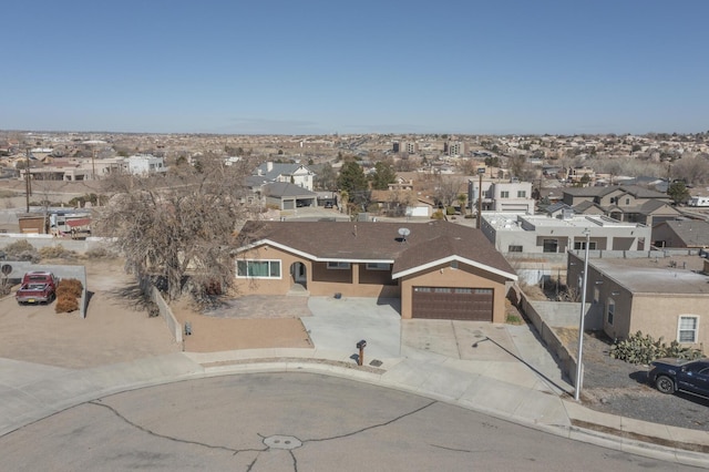 birds eye view of property featuring a residential view