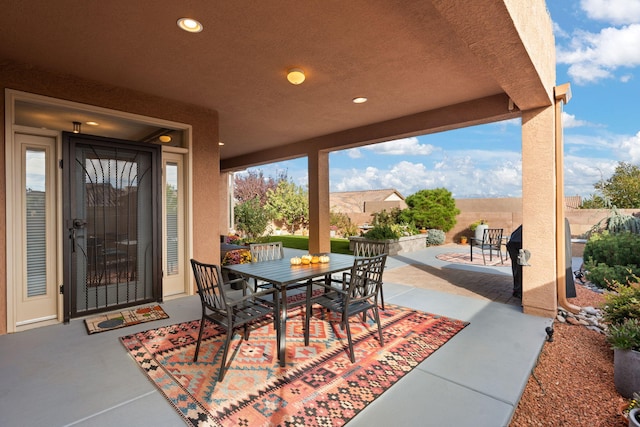 view of patio