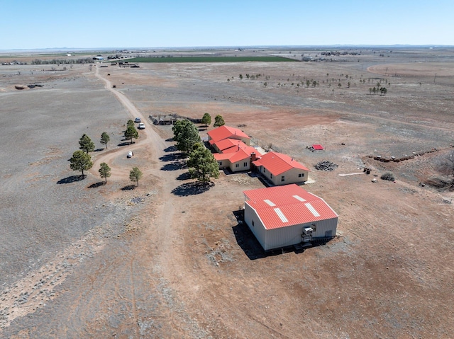 drone / aerial view featuring a rural view