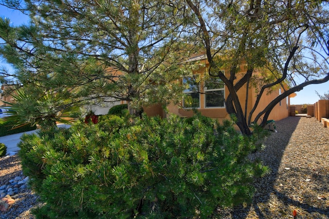 view of yard featuring a mountain view