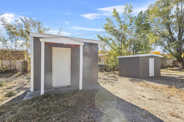 view of outbuilding