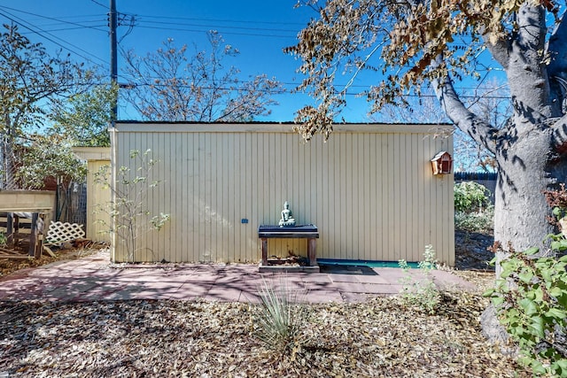 view of outdoor structure