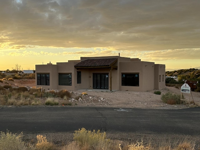 view of pueblo-style house