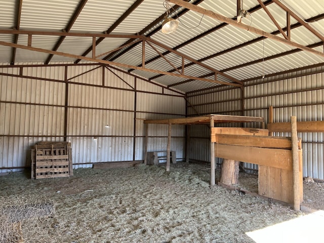 view of horse barn