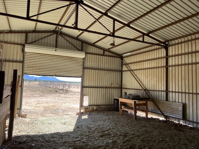 view of horse barn