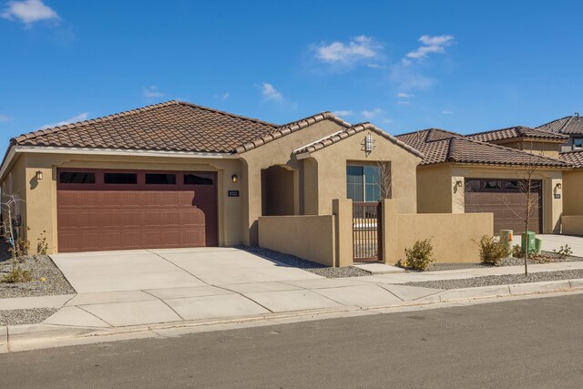 property entrance featuring a garage