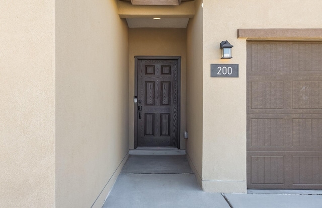 view of property entrance