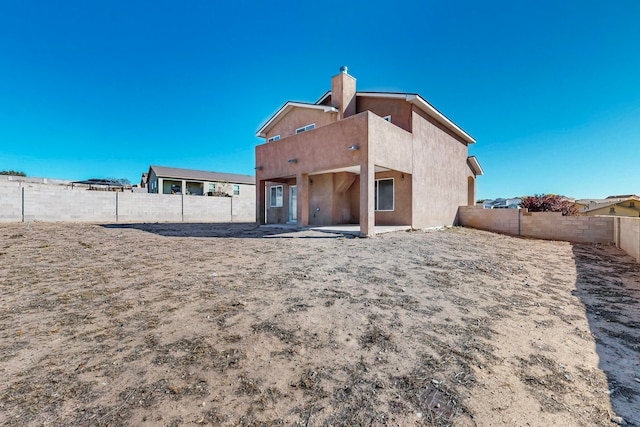 view of rear view of property