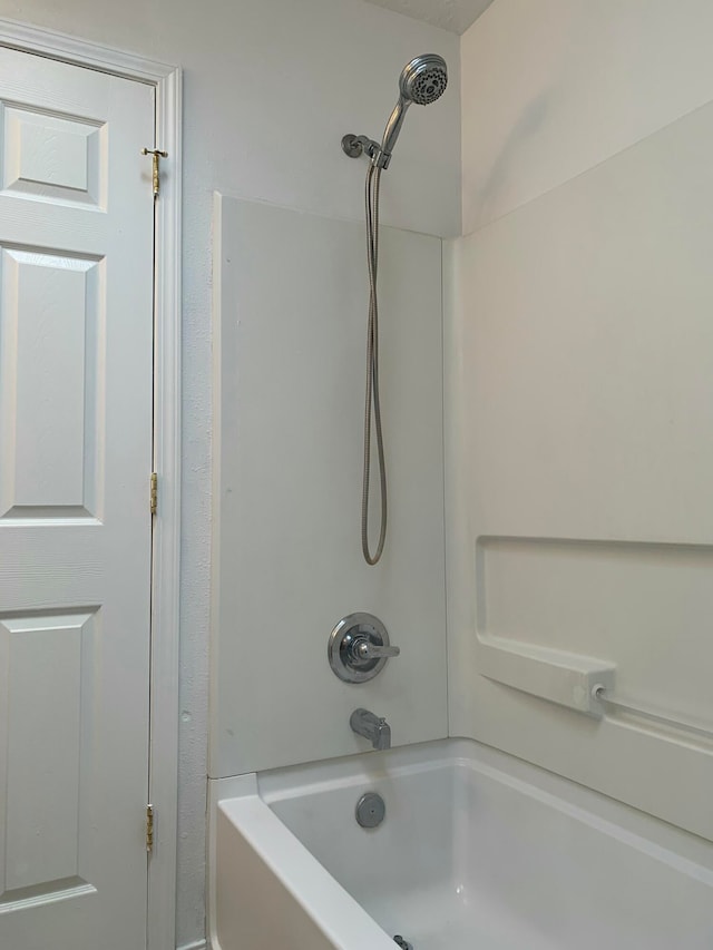 bathroom featuring bathtub / shower combination