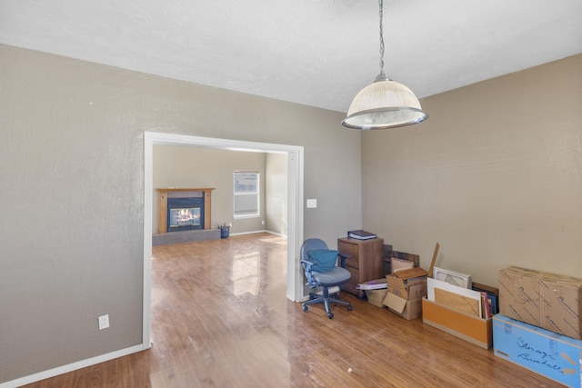 interior space featuring hardwood / wood-style floors