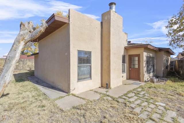 view of back of property