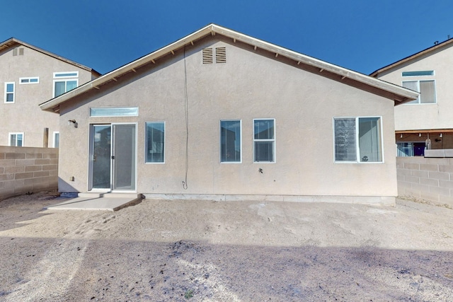 view of rear view of property