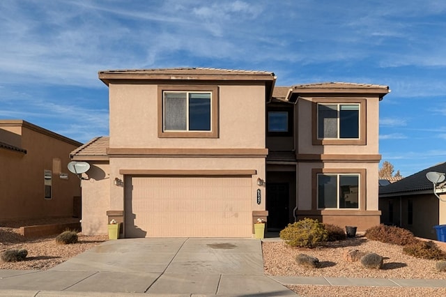 6547 Desert Spirit Rd NW, Albuquerque, NM 87114 - view of property featuring a garage