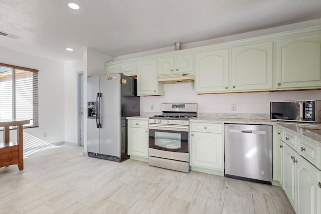 kitchen featuring appliances with stainless steel finishes