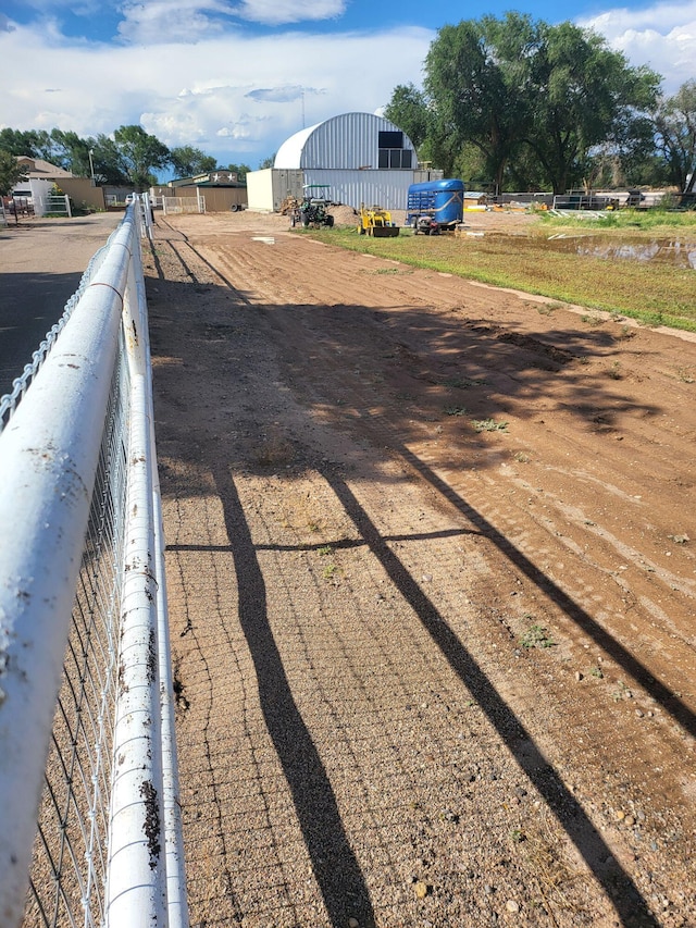 view of road