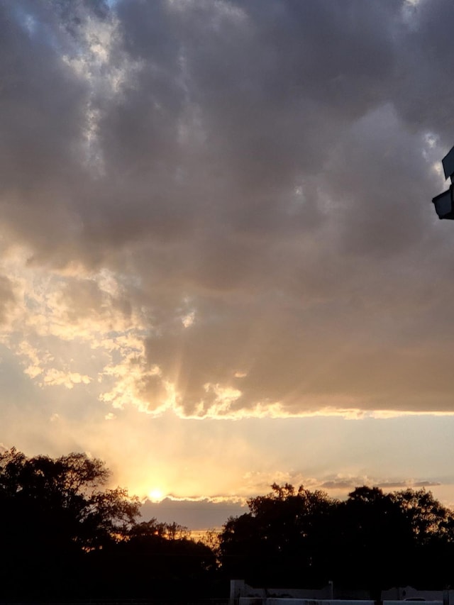 view of nature at dusk