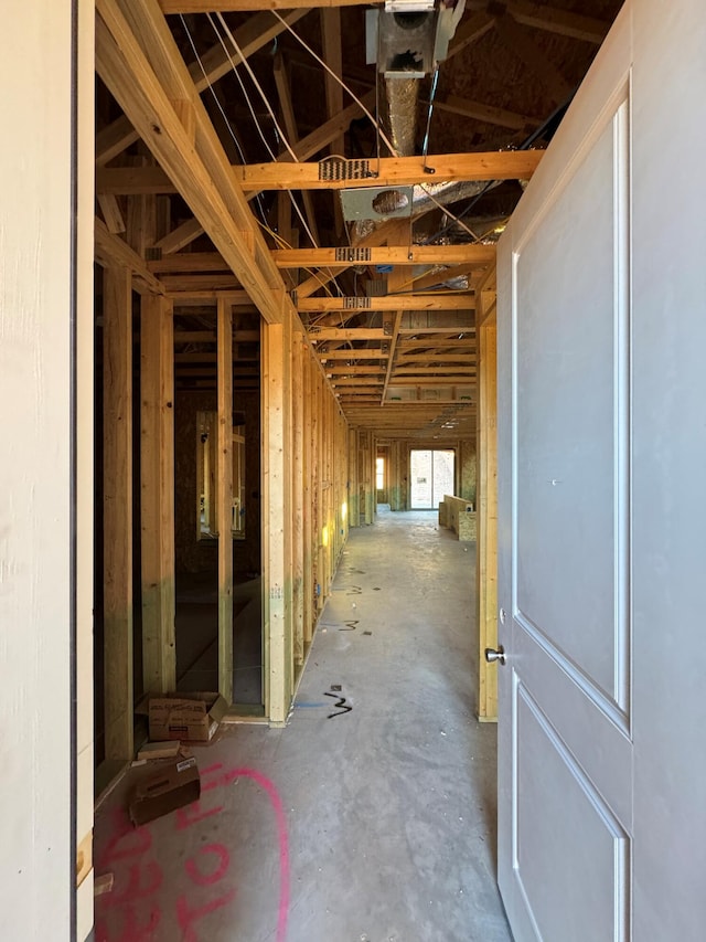 misc room featuring concrete flooring