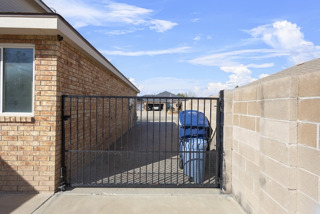 view of gate