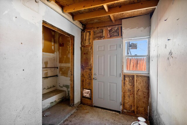 misc room featuring concrete flooring