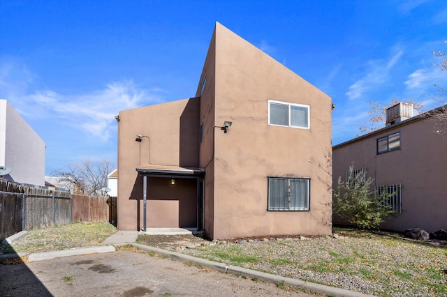 view of back of property